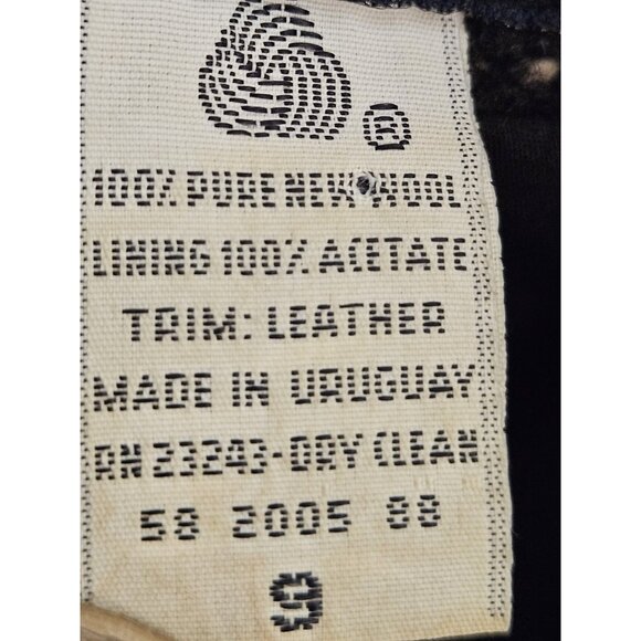 VTG Hunter’s Run Women's Double Breasted 100% Virgin  Pure Wool Coat Meduim 9 - Picture 6 of 12